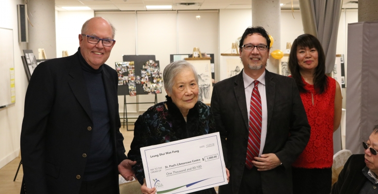 40th Anniversary Cheque Presentation