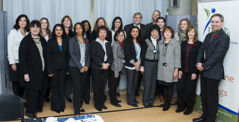 Deputy Minister, Dr. Bob Bell, with staff of St Paul’s L’Amoreaux Centre, the Central East LHIN, The Scarborough Hospital, Carefirst Seniors & Community Services Association and Seniors Care Network. Deputy Minister, Dr. Bob Bell, with staff of St Paul’s L’Amoreaux Centre, the Central East LHIN, The Scarborough Hospital, Carefirst Seniors & Community Services Association and Seniors Care Network.